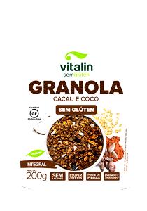 Quantas calorias em 1 porção (40 g) Granola Cacau Coco e Chia?