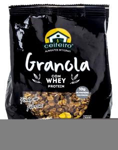 Quantas calorias em 1 porção (40 g) Granola com Whey Protein?