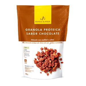 Quantas calorias em 1 porção (40 g) Granola Proteica Chocolate?