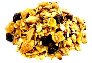 Quantas calorias em 1 porção (40 g) Granola?