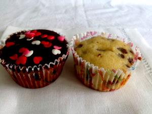 Quantas calorias em 1 porção (40 g) Muffin de Baunilha?