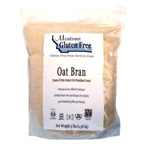 Quantas calorias em 1 porção (40 g) Oat Bran Gluten Free?
