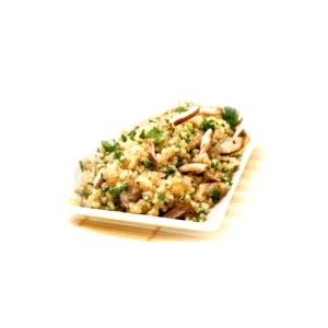 Quantas calorias em 1 porção (40 g) Quinoa Real com Cogumelos?