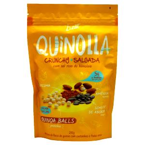 Quantas calorias em 1 porção (40 g) Quinolla Doce?