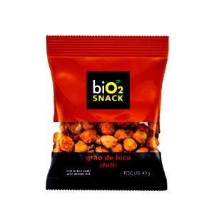 Quantas calorias em 1 porção (40 g) Snack Grão de Bico Chilli?