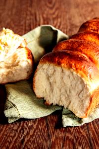 Quantas calorias em 1 Porção (43 G) Pão de Leite?