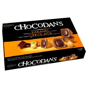 Quantas calorias em 1 porção (44 g) Chocoduo Caramel?