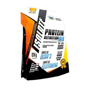 Quantas calorias em 1 porção (45 g) Isolate Protein Definition Mix?