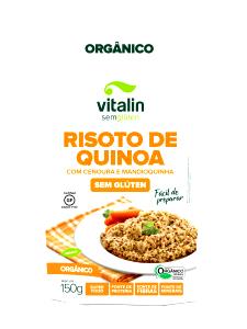 Quantas calorias em 1 porção (45 g) Risoto de Quinoa com Funghi?