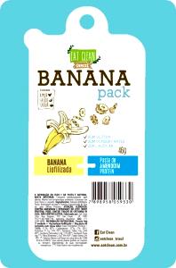 Quantas calorias em 1 porção (46 g) Banana Pack?