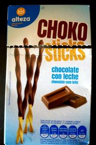 Quantas calorias em 1 porção (5,3 g) Choco Sticks?