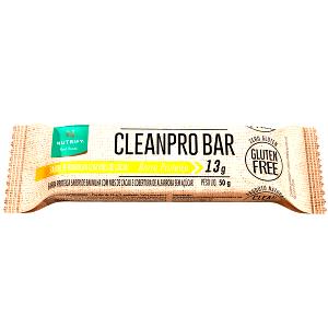 Quantas calorias em 1 porção (50 g) Cleanpro Bar Baunilha com Nibs?