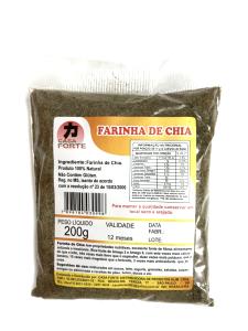 Quantas calorias em 1 porção (50 g) Farinha de Chia?