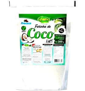 Quantas calorias em 1 porção (50 g) Farinha de Coco Light?
