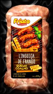 Quantas calorias em 1 porção (50 g) Linguiça de Frango com Queijo Coalho?