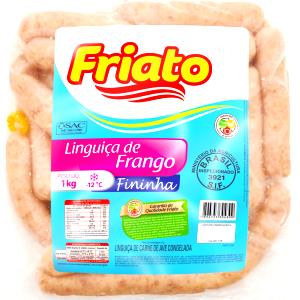 Quantas calorias em 1 porção (50 g) Linguiça de Frango Fininha?