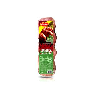 Quantas calorias em 1 porção (50 g) Linguiça de Pernil com Ervas Finas?