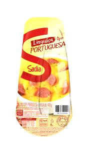 Quantas calorias em 1 porção (50 g) Linguiça Portuguesa?