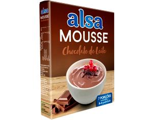 Quantas calorias em 1 porção (50 g) Mousse de Chocolate?