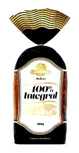 Quantas calorias em 1 porção (50 g) Pão 100% Integral Caseirinho?