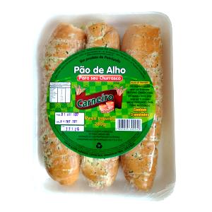 Quantas calorias em 1 porção (50 g) Pão de Alho?