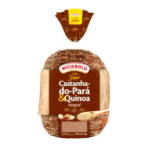 Quantas calorias em 1 porção (50 g) Pão Integral com Castanha e Quinoa?