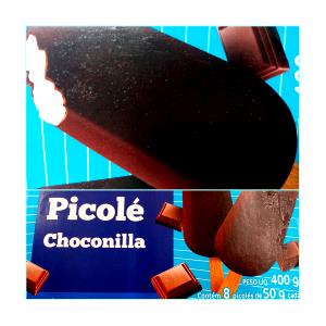 Quantas calorias em 1 porção (50 g) Picolé Choconilla?