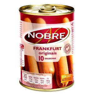 Quantas calorias em 1 porção (50 g) Salsicha Frankfurt?