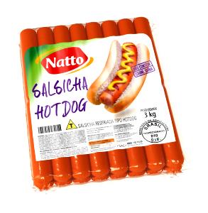 Quantas calorias em 1 porção (50 g) Salsicha Hot Dog?