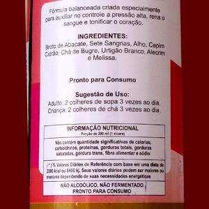 Quantas calorias em 1 porção (500 ml) Pressão?