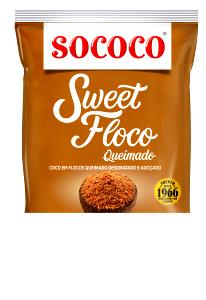 Quantas calorias em 1 porção (55 g) Coco Queimado?