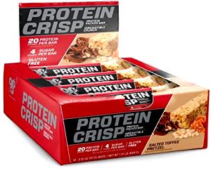 Quantas calorias em 1 porção (56 g) Syntha Protein Crisp?