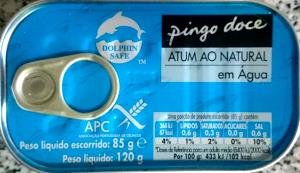 Quantas calorias em 1 Porção (57 G) Atum?