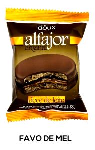 Quantas calorias em 1 porção (60 g) Alfajor de Doce de Leite?