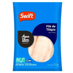 Quantas calorias em 1 porção (60 g) Filé de Tilápia (60g)?