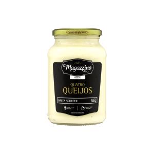 Quantas calorias em 1 porção (60 g) Molho 4 Queijos?