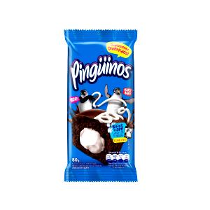 Quantas calorias em 1 porção (60 g) Pingüinos Chocolate?