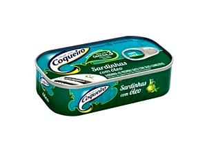 Quantas calorias em 1 porção (60 g) Sardinha Laje com Óleo?