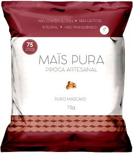 Quantas calorias em 1 porção (75 g) Pipoca Doce Média?