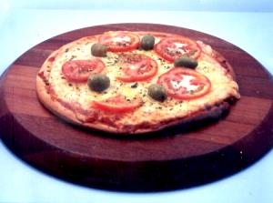 Quantas calorias em 1 porção (75 g) Pizza de Presunto?