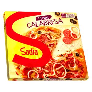 Quantas calorias em 1 porção (77 g) Pizza de Calabresa?