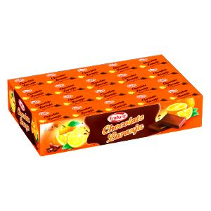 Quantas calorias em 1 porção (78 g) Chocolate Laranja?