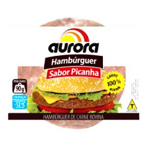 Quantas calorias em 1 porção (80 g) Hambúrguer de Carne Bovina Sabor Picanha Congelado?