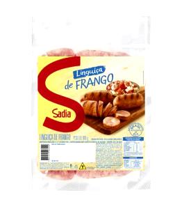 Quantas calorias em 1 porção (80 g) Linguiça de Frango?