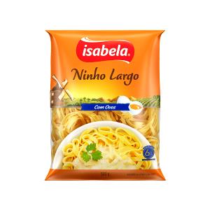 Quantas calorias em 1 porção (80 g) Macarrão Ninho Largo?