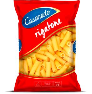 Quantas calorias em 1 porção (80 g) Macarrão Rigatoni?