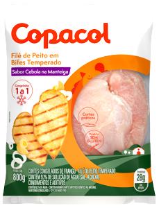 Quantas calorias em 1 porção (80 g) Medalhão de Filé de Peito de Frango Temperado?