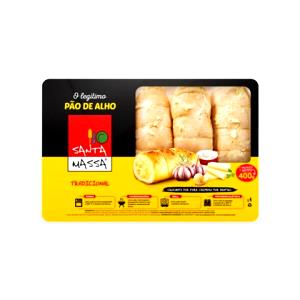 Quantas calorias em 1 porção (80 g) Pão de Alho Tradicional (80g)?