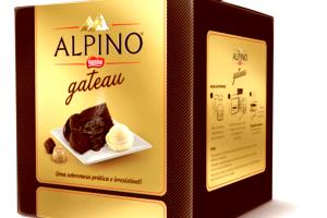 Quantas calorias em 1 porção (80 g) Panettone Alpino Gateau?