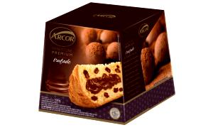 Quantas calorias em 1 porção (80 g) Panettone Trufado?